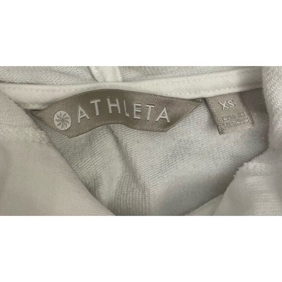 Athleta Pinnacle Criss Cross Hoodie White Size XS Activewear RN 54023 - Picture 2 of 6